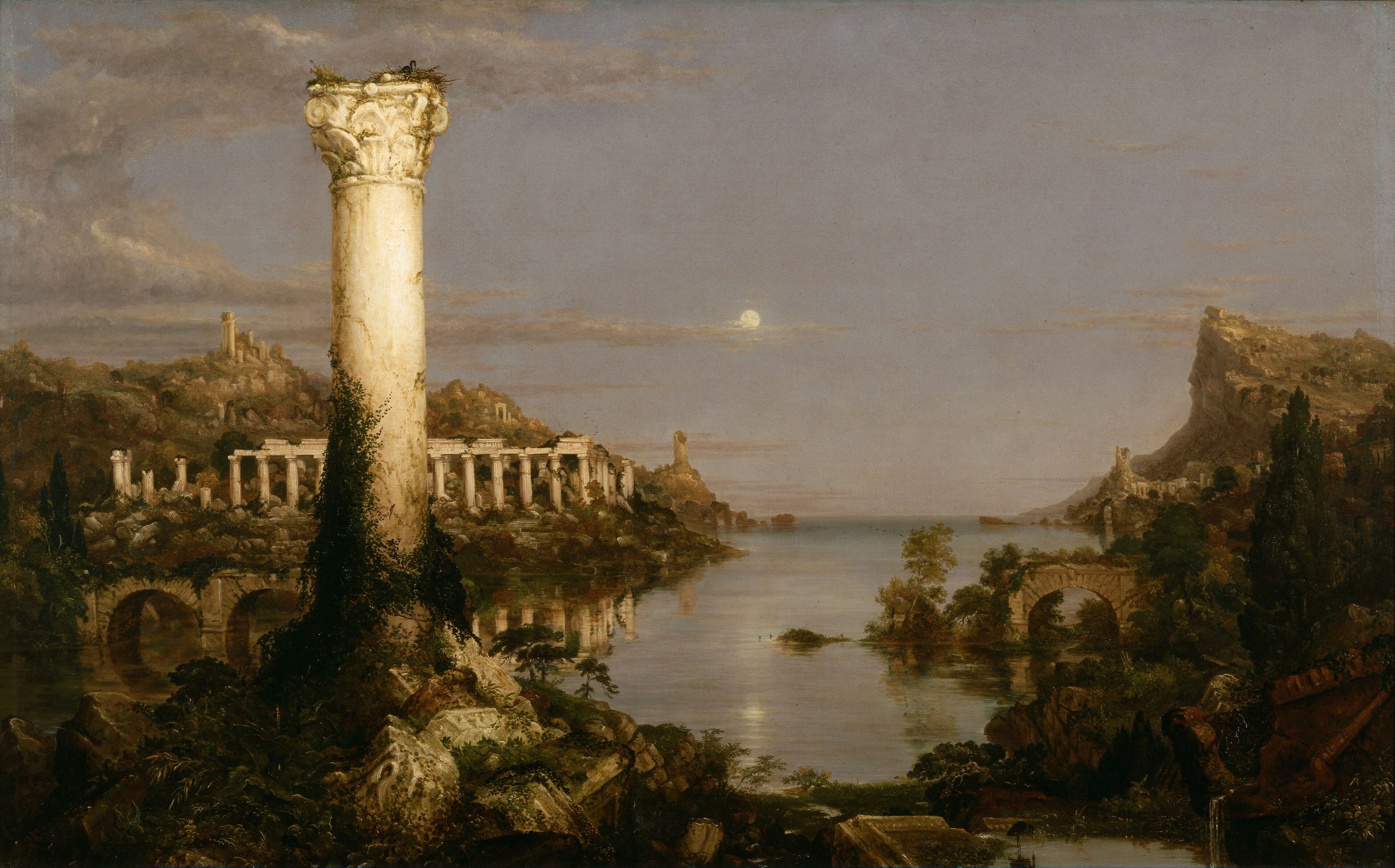 Desolation (The Course of Empire) by Thomas Cole